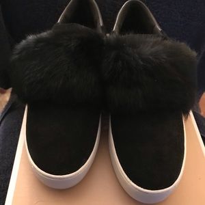 Michael Kors Fur Maven Sneakers 6.5 NWB